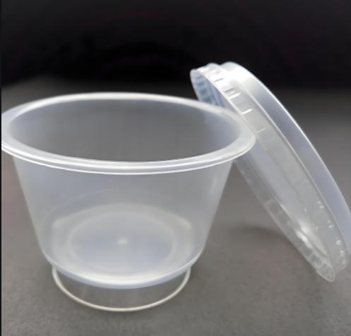 Disposable plastic bowl