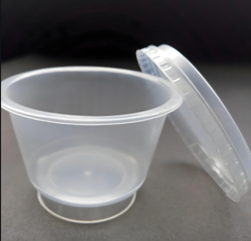 Disposable plastic bowl